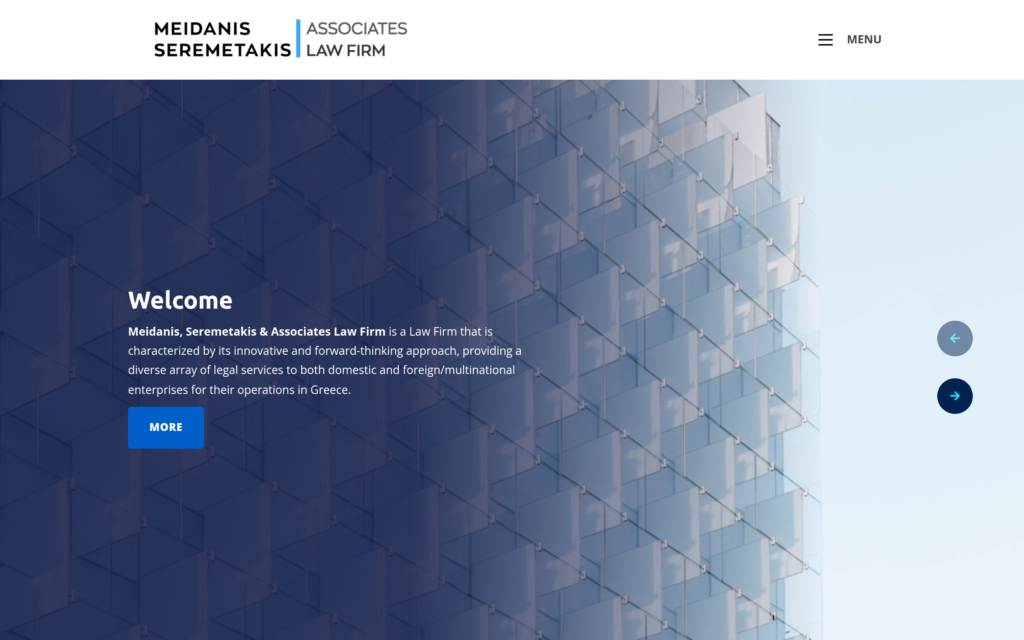 HM Law website screenshot